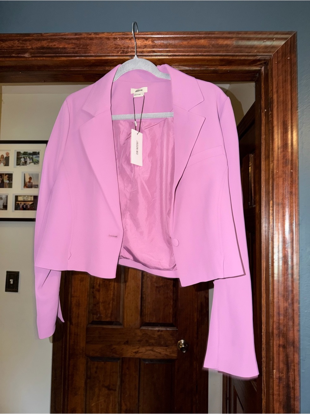 Jason Wu Lavender-Pink Cropped Blazer